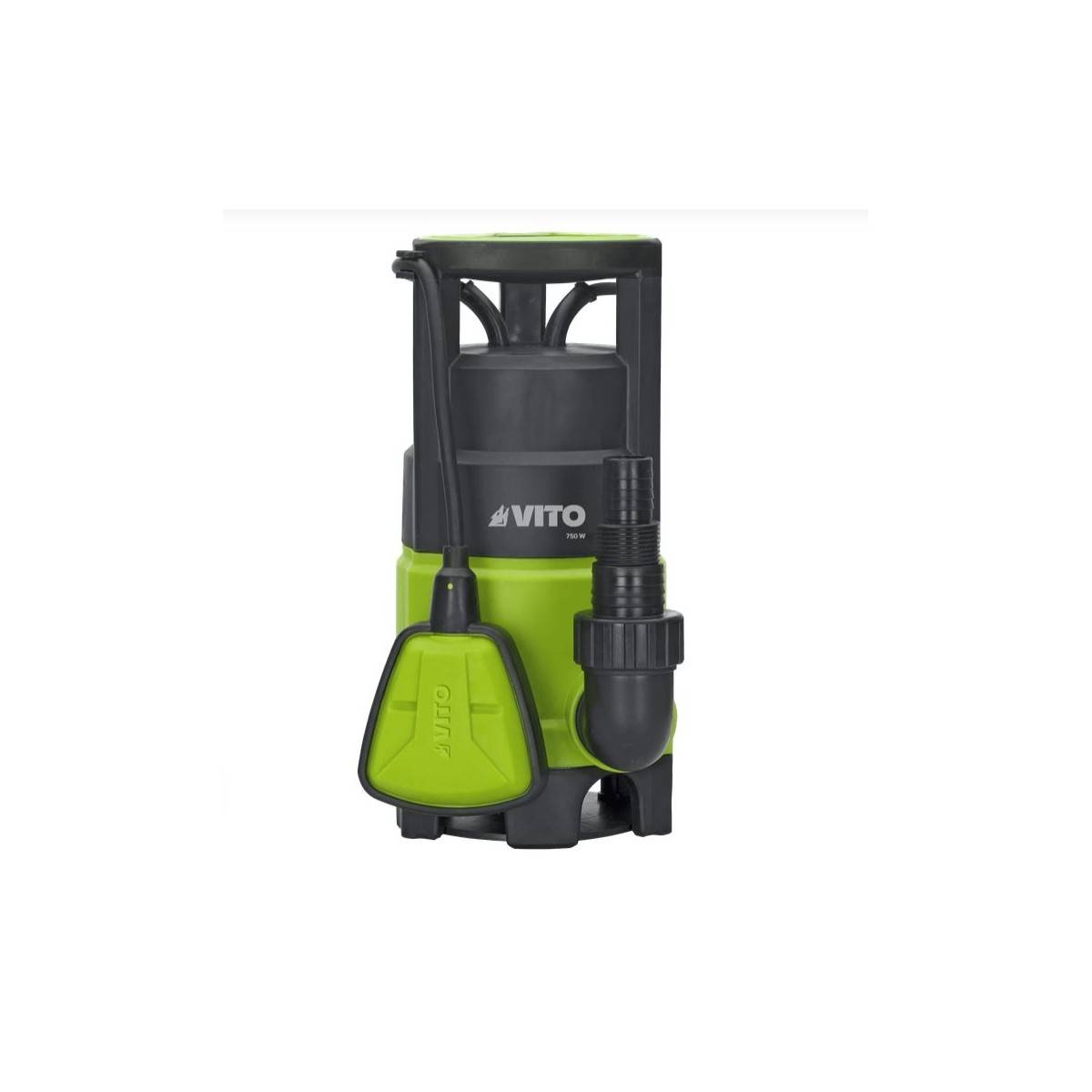 Pompe de relevage Eaux usées 750W Câble 10m Égouts, Caves innondées, eaux sanitaires VITO - Image 1