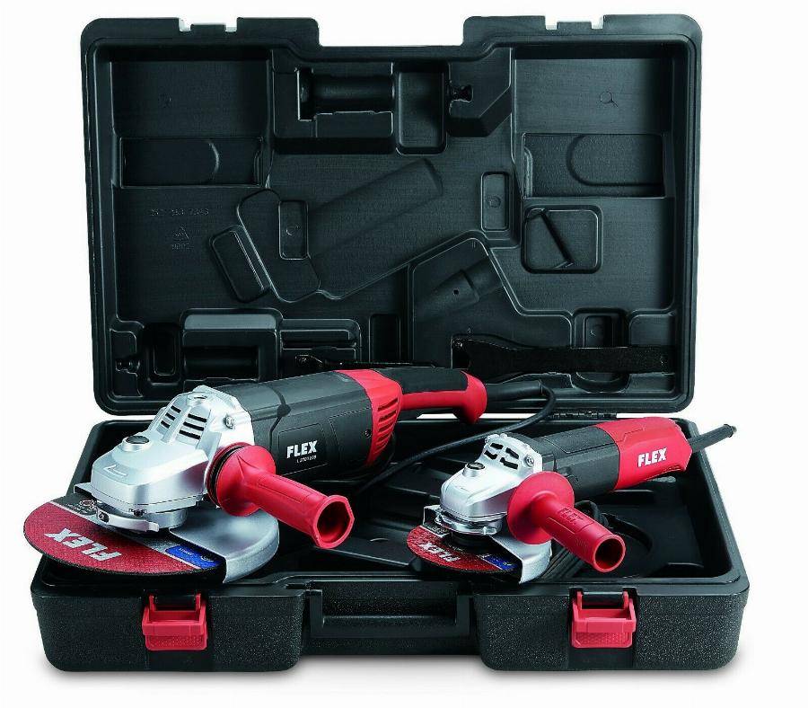 Lot Meuleuse DUO L2200 Ø230 + L1001 Ø125 FLEX livrées en coffret - 492310 - Imagen 2