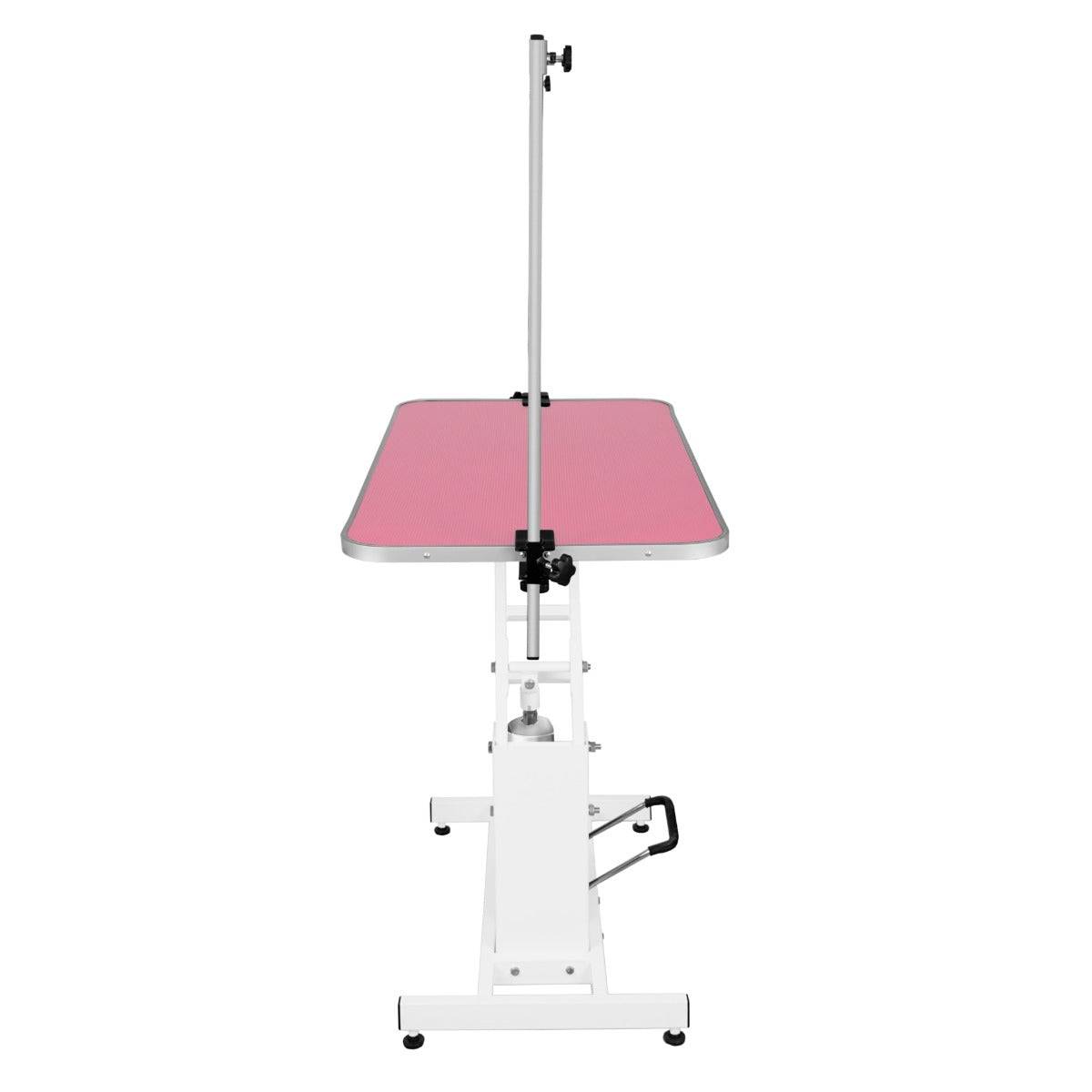 Monstershop - Table Blanche de Toilettage Hydraulique avec Plateau Rose - Monstershop - Imagen 3