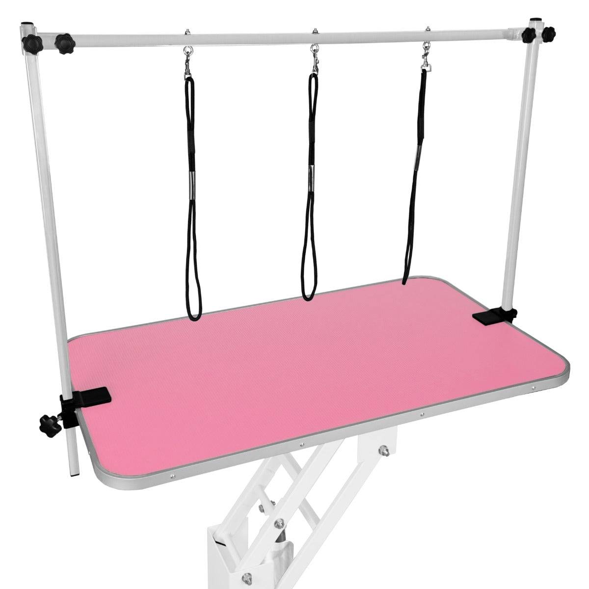 Monstershop - Table Blanche de Toilettage Hydraulique avec Plateau Rose - Monstershop - Imagen 4