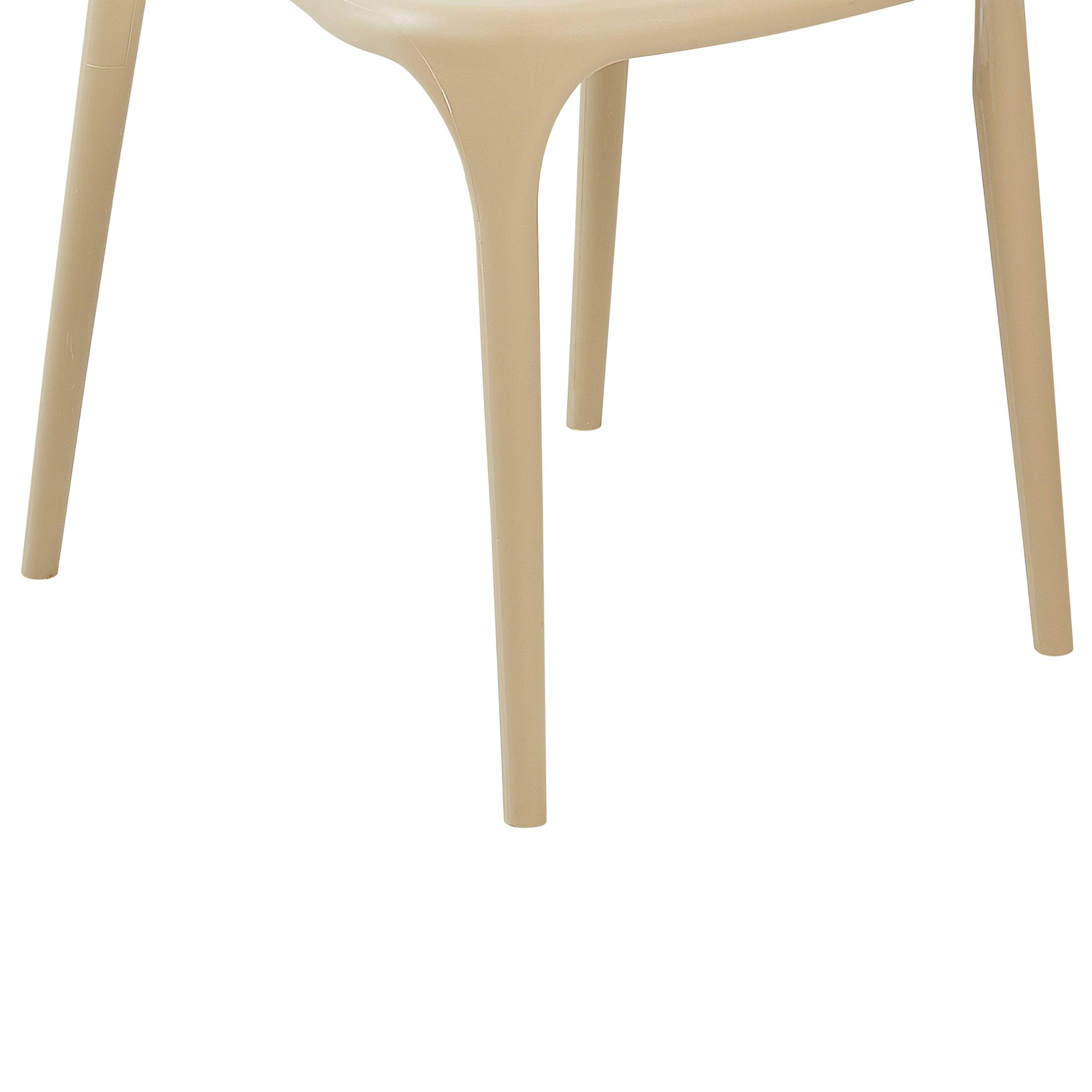 Beliani - Chaise de jardin Polypropylène Beige GUBBIO - Beliani - Imagen 7
