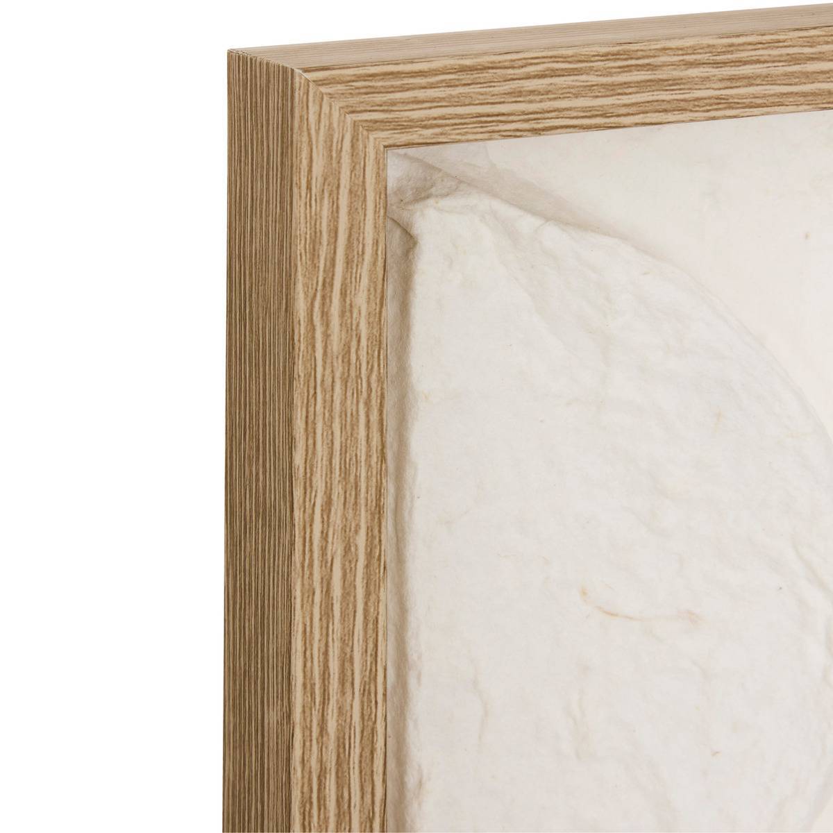 Atmosphera - Toile 3D Kailani blanc 60x80cm - Atmosphera Créateur d'intérieur - Image 3