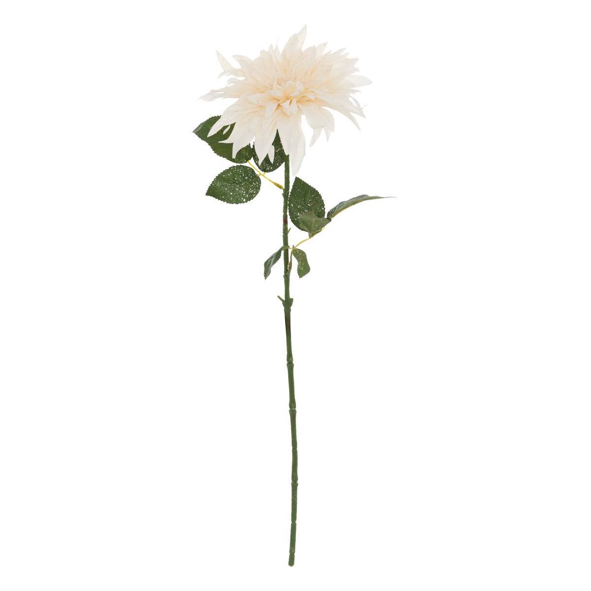 Feeric Christmas - Branche de Noël dahlia blanche H. 68 cm - Feeric Lights & Christmas - Image 1