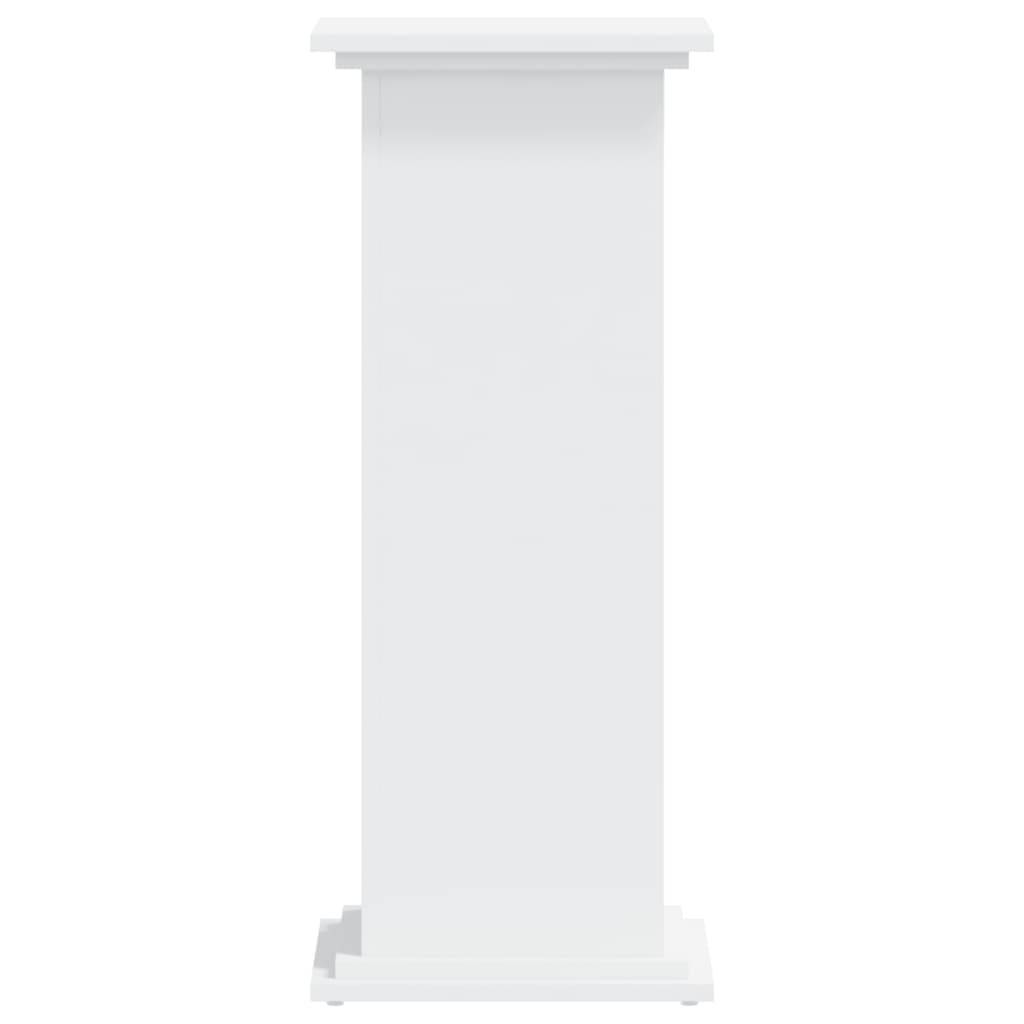Vidaxl - Support pour plantes blanc 33x33x80 cm bois d'ingénierie vidaXL 852969 - Image 6