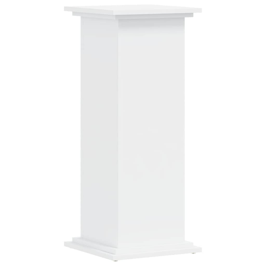 Vidaxl - Support pour plantes blanc 33x33x80 cm bois d'ingénierie vidaXL 852969 - Image 5