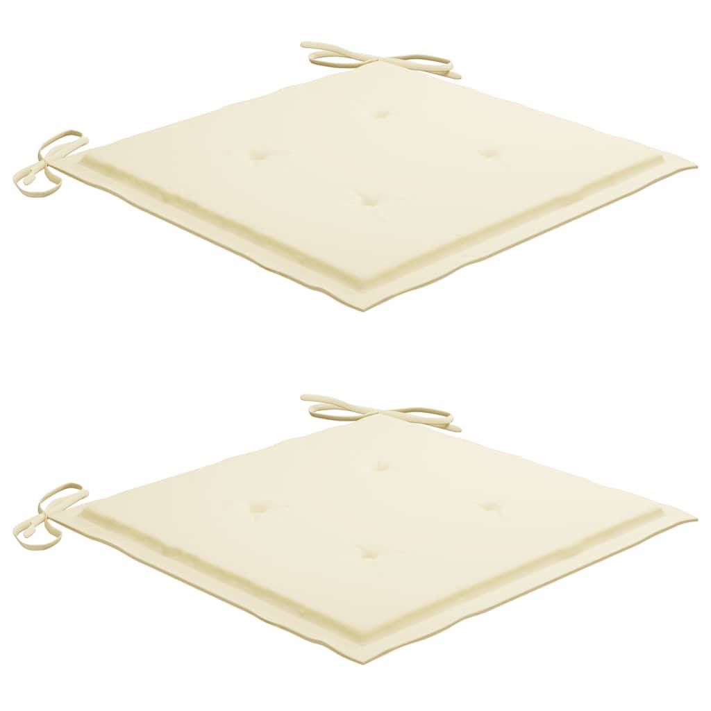 Prolenta Premium - Lot de 2 Chaise bois composite Woodbury Crème - P87209C - Image 4