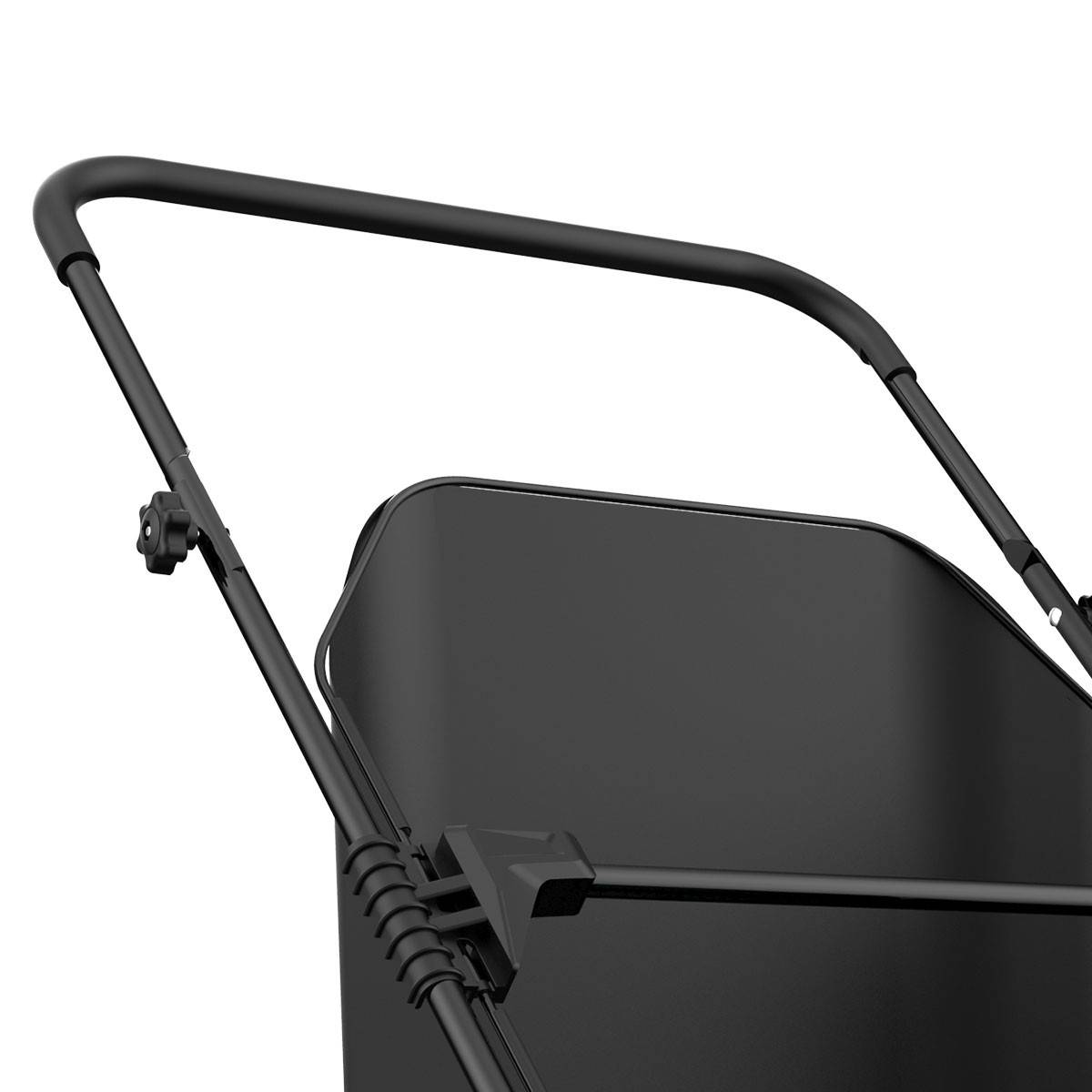 Intec - Balayeuse à gazon Ramasse feuilles Brosse rotative renforcées Larg 53cm reglable Grand Bac 100L INTEC - Imagen 9