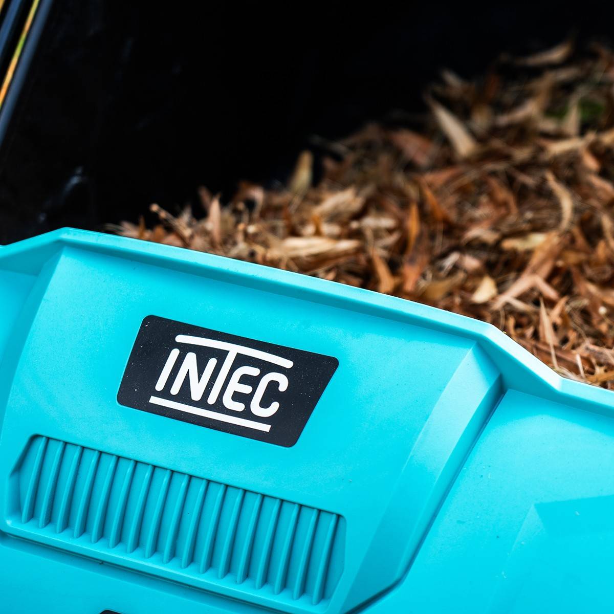 Intec - Balayeuse à gazon Ramasse feuilles Brosse rotative renforcées Larg 53cm reglable Grand Bac 100L INTEC - Imagen 3