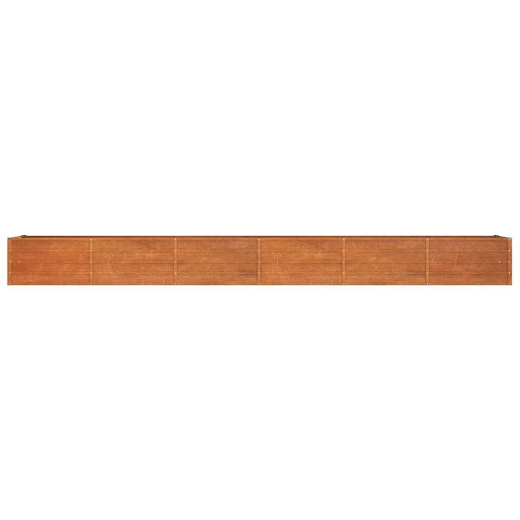 ComfortXL - Carré potager extra-long en acier Corten pour bordure 480x80x45cm – ComfortXL Outdoor Living - Image 4