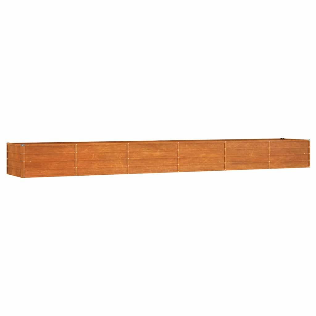 ComfortXL - Carré potager extra-long en acier Corten pour bordure 480x80x45cm – ComfortXL Outdoor Living - Image 2