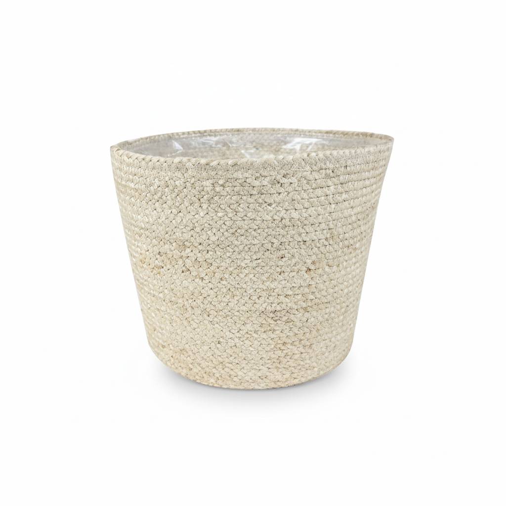 Cache-pot panier tressé - D.22cm x H.19cm - Image 2