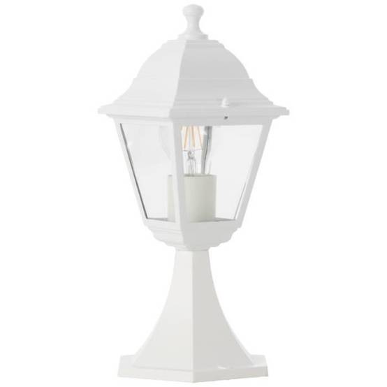Brilliant - Borne extérieure NISSIE blanc - Brilliant - Métal/verre - IP44 - 1xE27 60W - Image 5