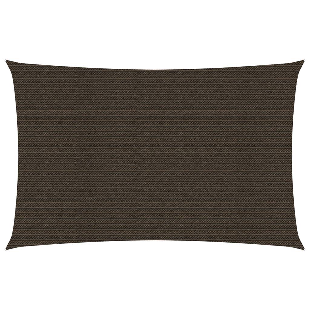 Helloshop26 - Voile d'ombrage 160 g/m² marron 6 x 8 m PEHD - Imagen 1