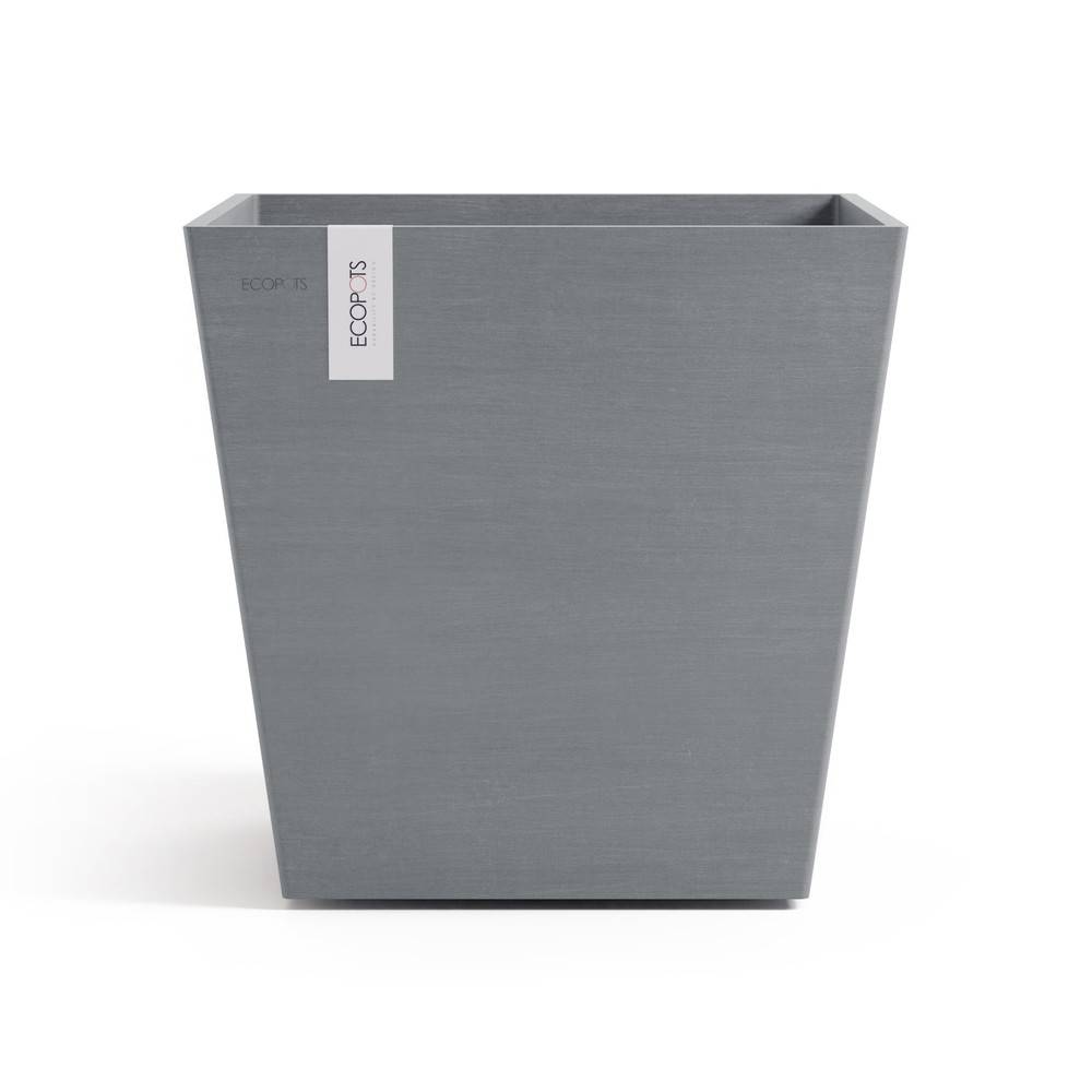 Ecopots - Pot Carré Rotterdam 45 Bleu Gris + réservoir d'eau - 45,4 x 45,4 x H. 44 cm - 63,5 L ECOPOTS - Imagen 2