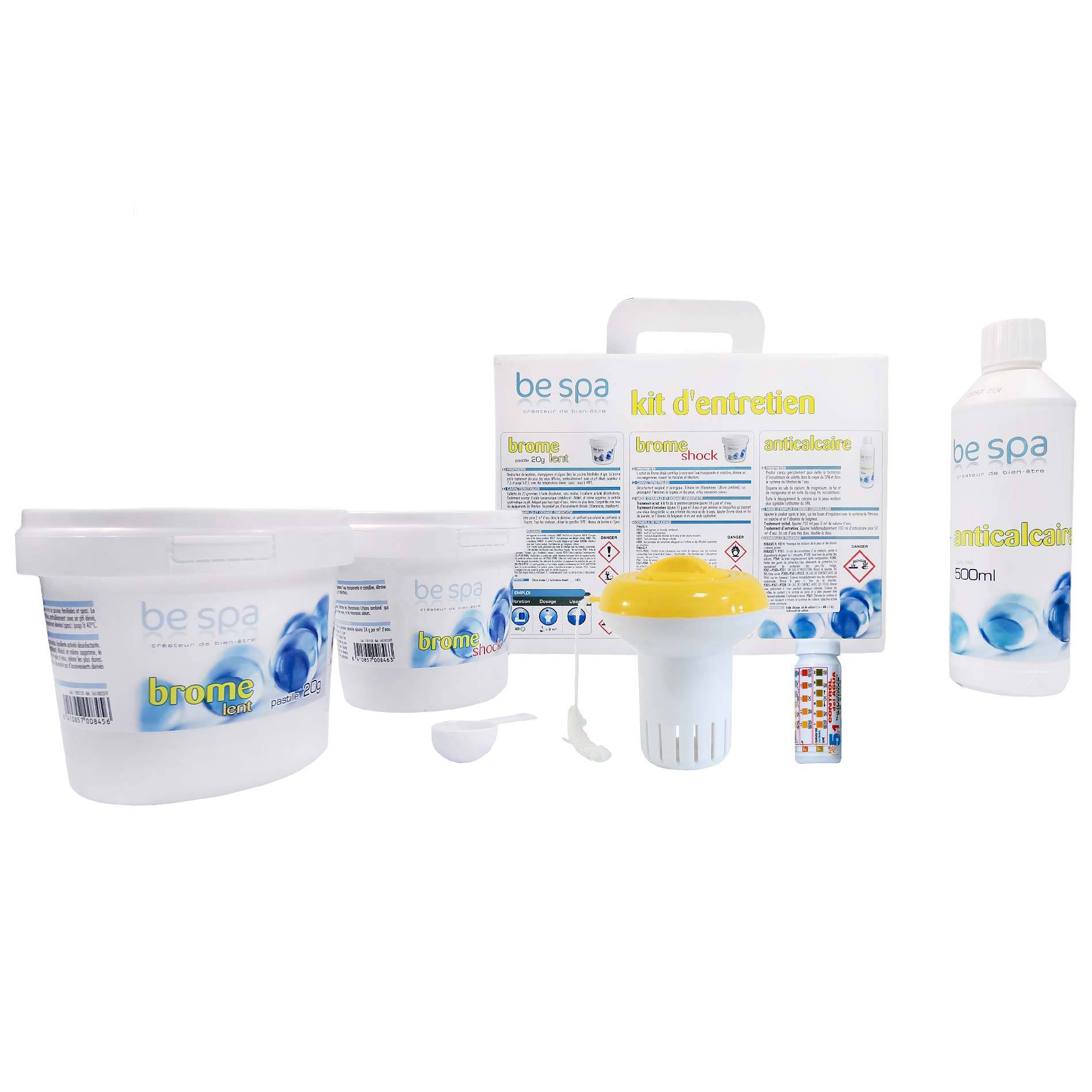 Kit d'entretien complet spa gonflable brome Cocooning Water - Imagen 1