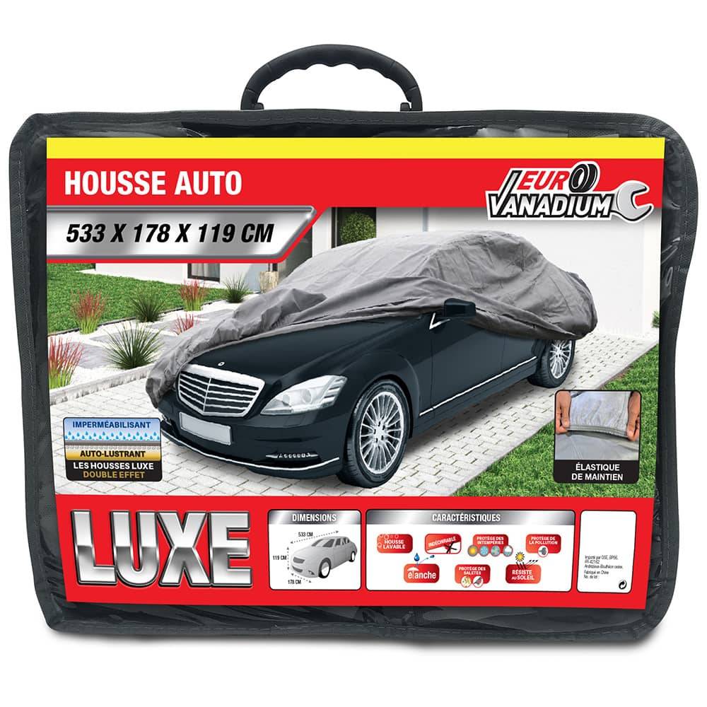 Euro Vanadium - Bâche de protection automobile - extérieur 533 x 178 x 119 Gris - Imagen 2