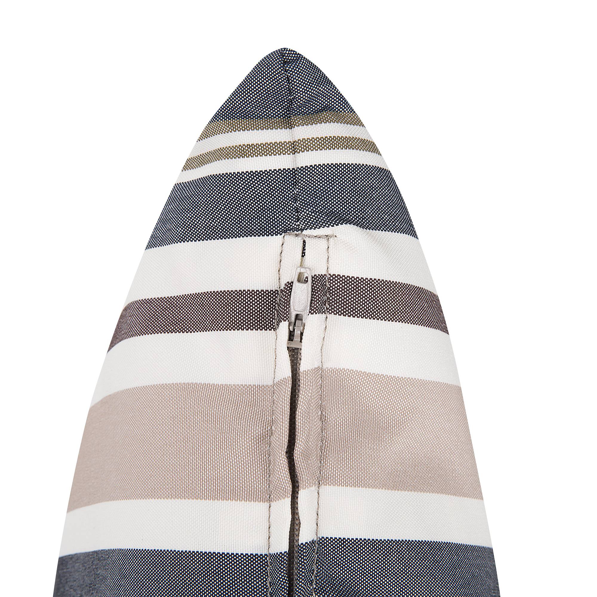 Beliani - Coussin d'extérieur Polyester Taupe KASTOS - Beliani - Imagen 5