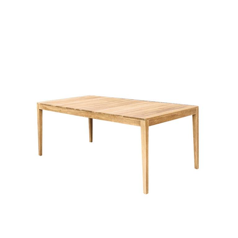 Wilsa Garden - Ensemble de jardin bois teck 6 places avec cordage beige CALVI - Imagen 6
