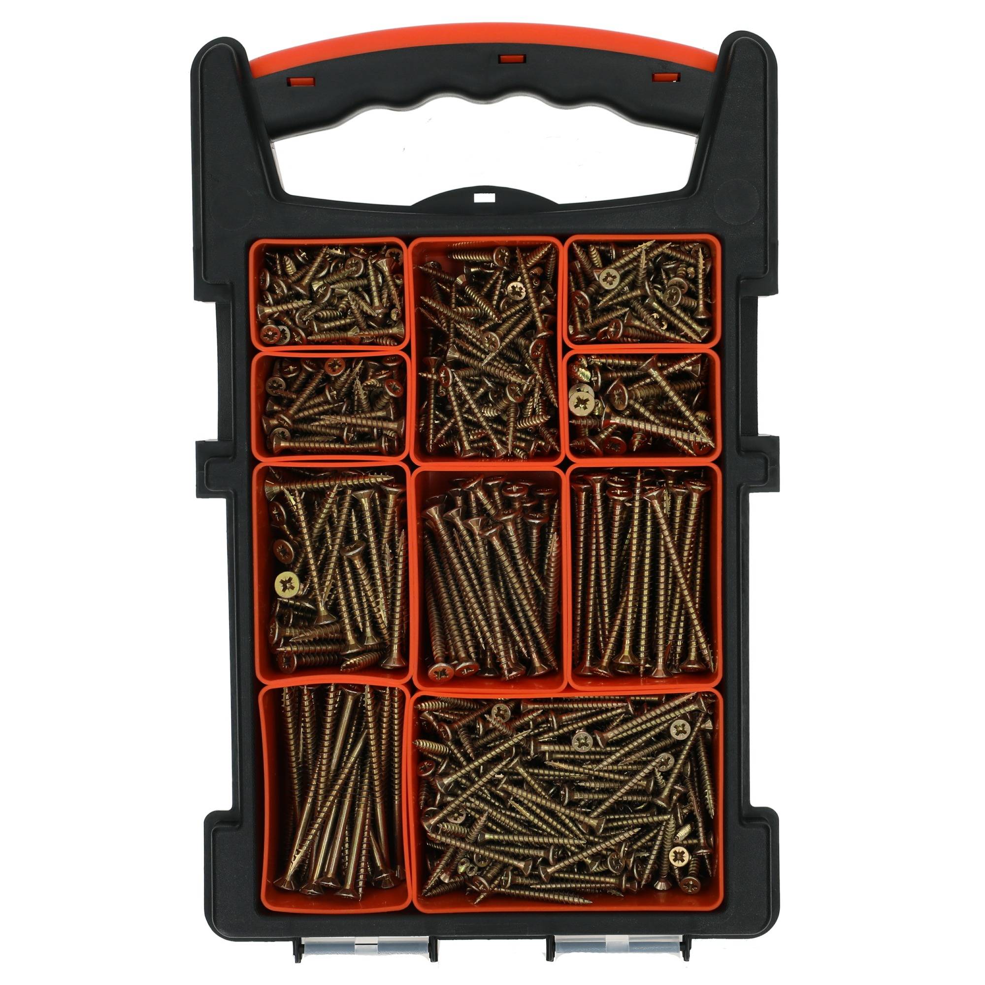 Vis à bois agglomérés tête fraisée Pozidrive zingué jaune coffret de 1000 - ULTIMA - GRAPPACK05 - Imagen 2