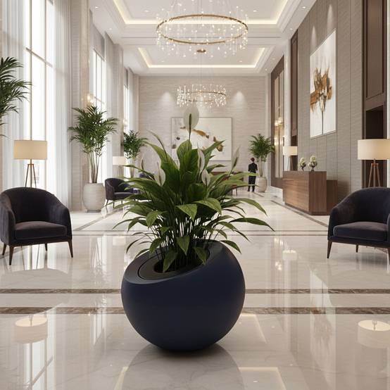Pot de fleurs dolce vita 300l - plast'up rotomoulage - Image 3