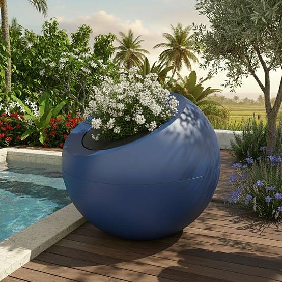 Pot de fleurs dolce vita 300l - plast'up rotomoulage - Image 2