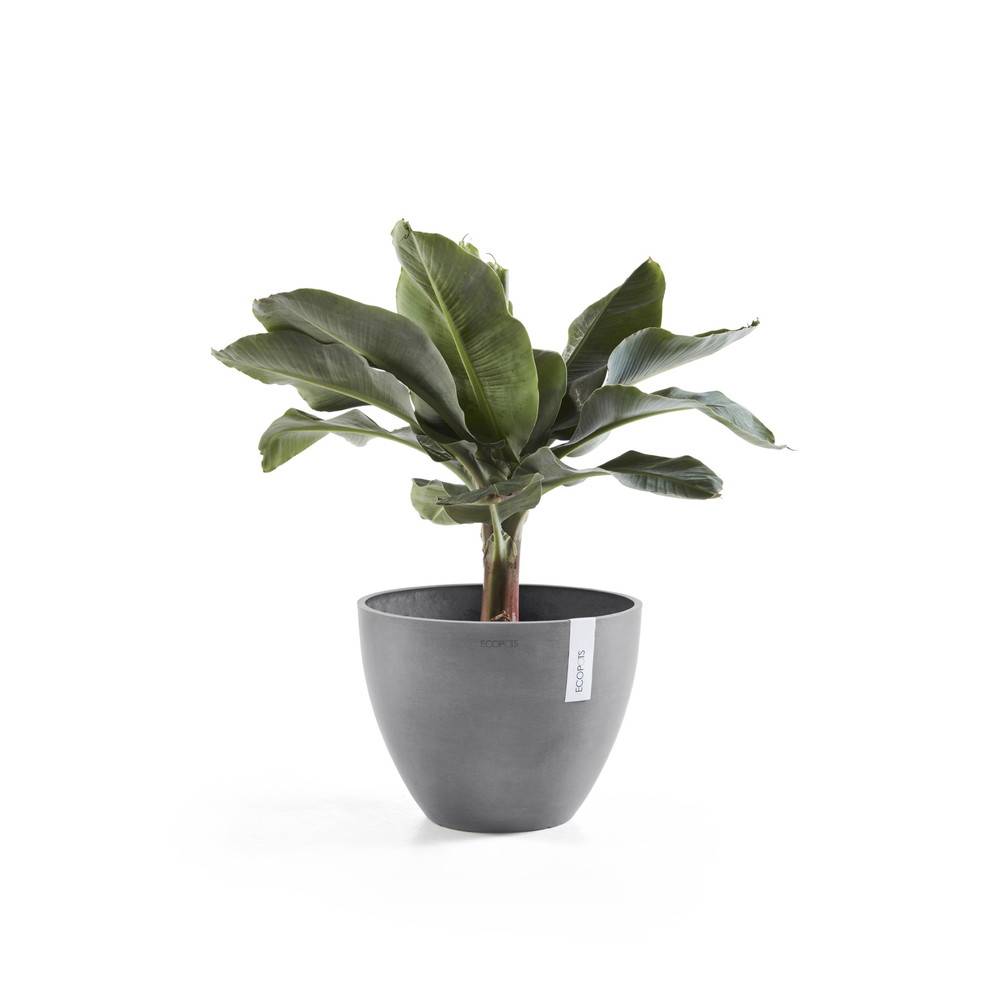 Ecopots - Pot Rond Antwerp 40 Gris - Ø 40 x H. 30 cm - 25 L ECOPOTS - Imagen 2