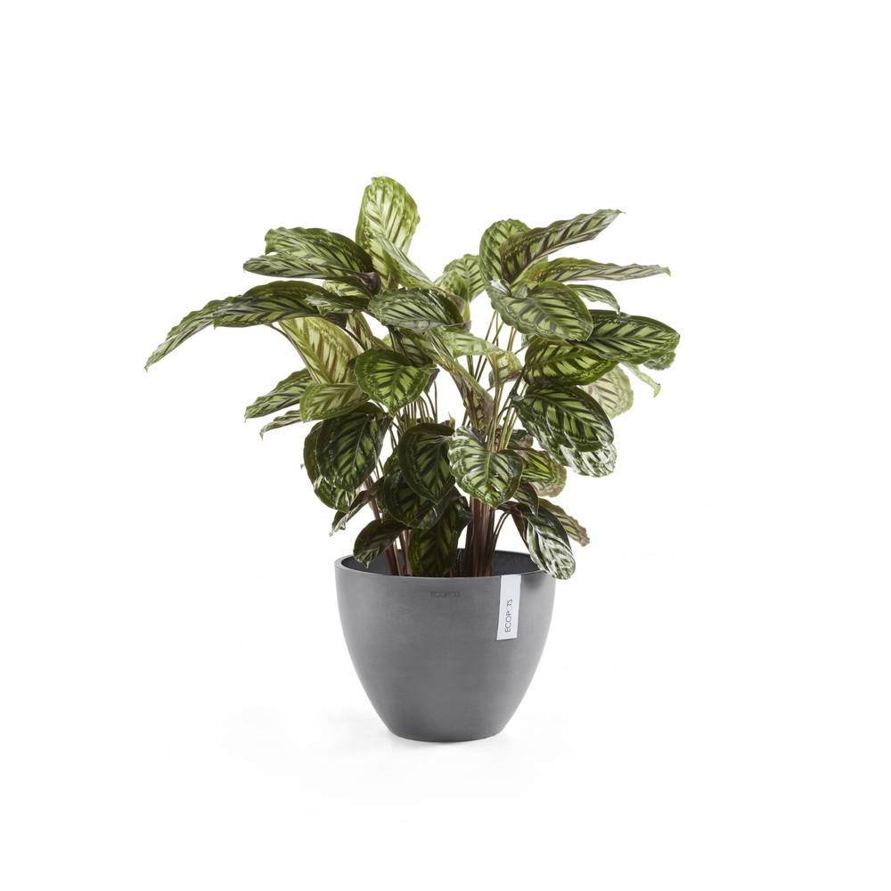 Ecopots - Pot Rond Antwerp 40 Gris - Ø 40 x H. 30 cm - 25 L ECOPOTS - Imagen 1