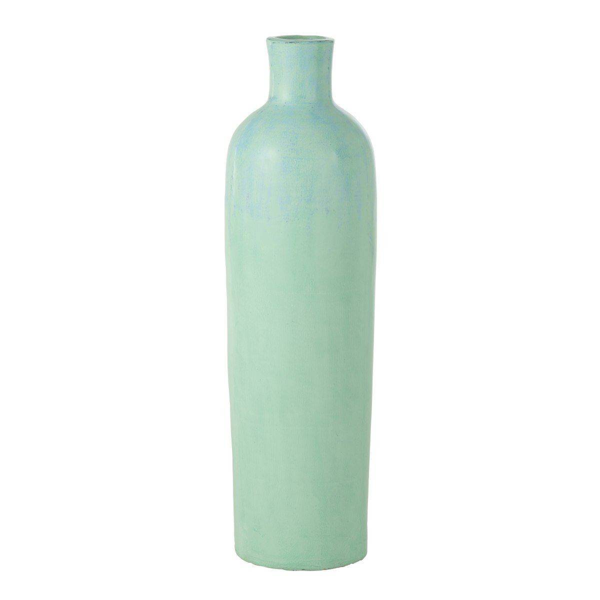 Vase Bouteille Déco "Justine" 100cm Bleu - Image 1