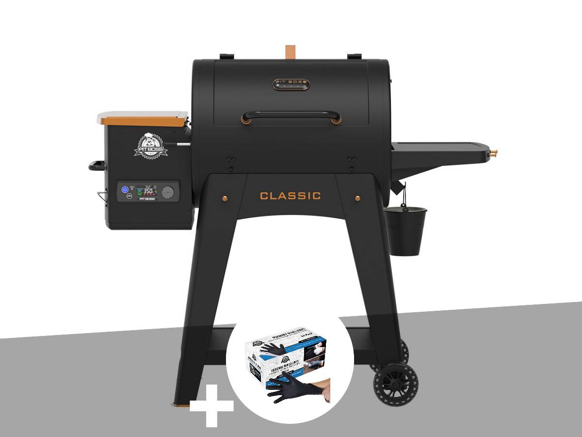 Pit Boss - Barbecue à pellets Onyx Classic 700 + 50 gants alimentaire - Pit Boss - Image 1