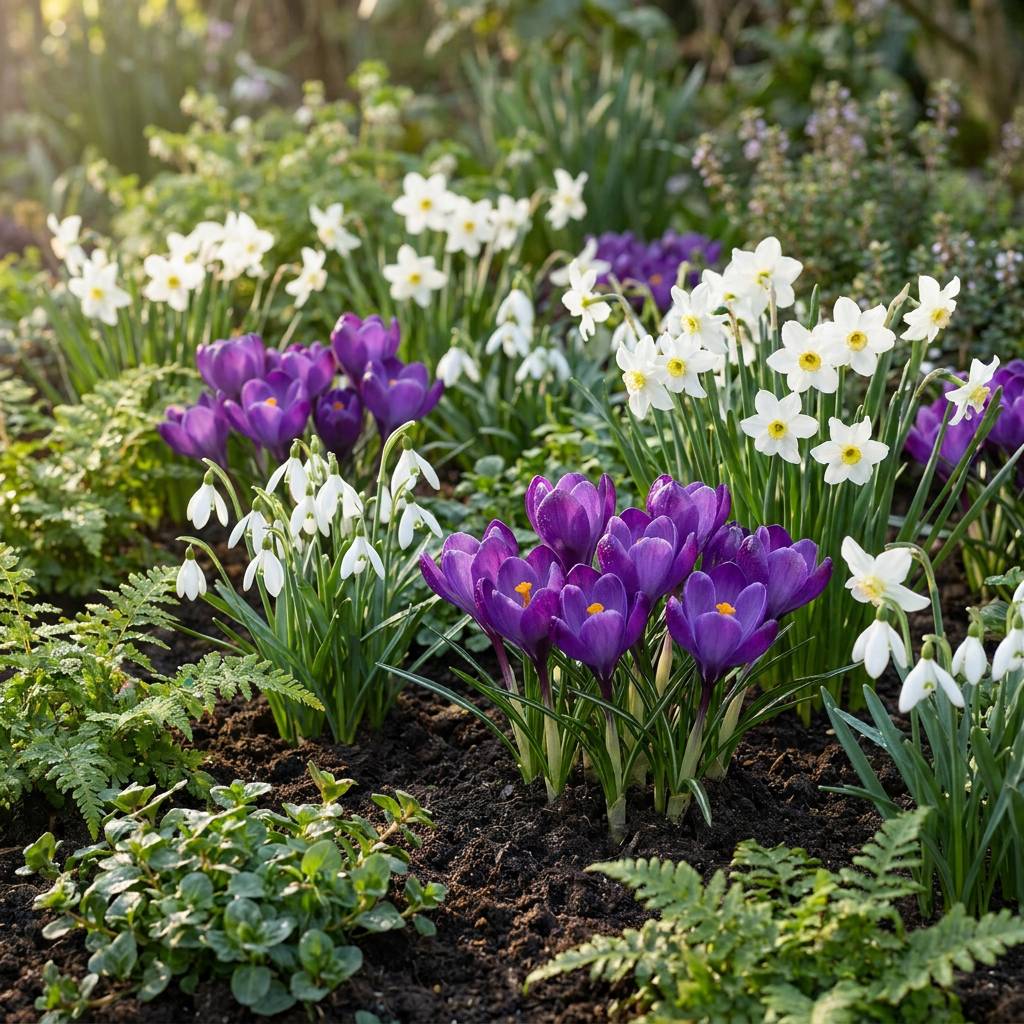 La Green Touch - Bulbes pour jardin d'ombre, grande quantité - 100 bulbes - Image 2