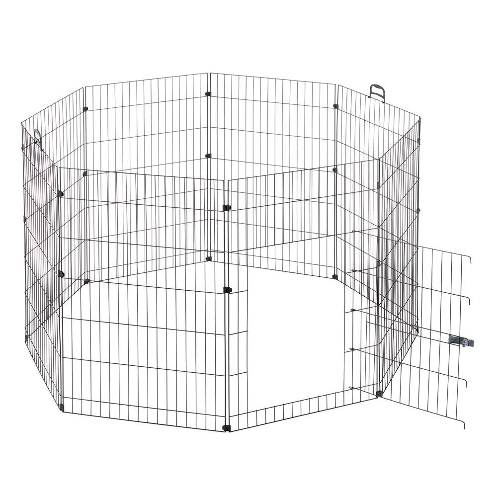 Ferplast - Ferplast Enclos Lapin FREERUN LARGE, Lapins, Cochon d'Inde, Cloture, Enclos pour Lapins, Animaux Domestiques, Diamètre 140 x 91,5 cm, avec Poignées et - Imagen 1