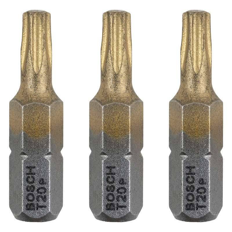 Bosch - Embouts de vissage BOSCH 2607001691 Max Grip Torx T20 3 pièces Bosch - Imagen 1