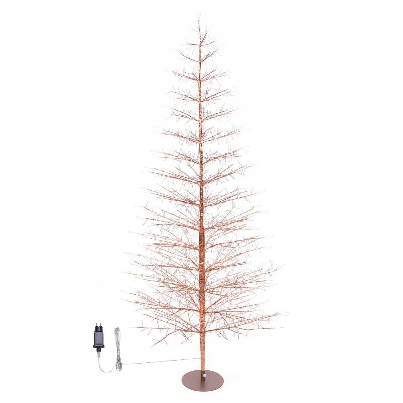 Lotti - Arbre lumineux Conique TILLEUL Or Rose H210cm Ø100cm 1856 MicroLED Blanc Chaud Fixe/Flash Lotti - Image 3