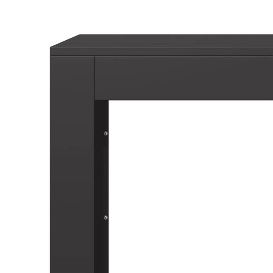 Support à bûches vertical en acier pour cheminée et jardin Noir 60x40x100 cm – ComfortXL Outdoor Living - Image 7