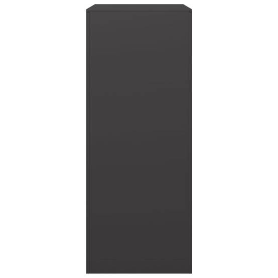 Support à bûches vertical en acier pour cheminée et jardin Noir 60x40x100 cm – ComfortXL Outdoor Living - Image 5