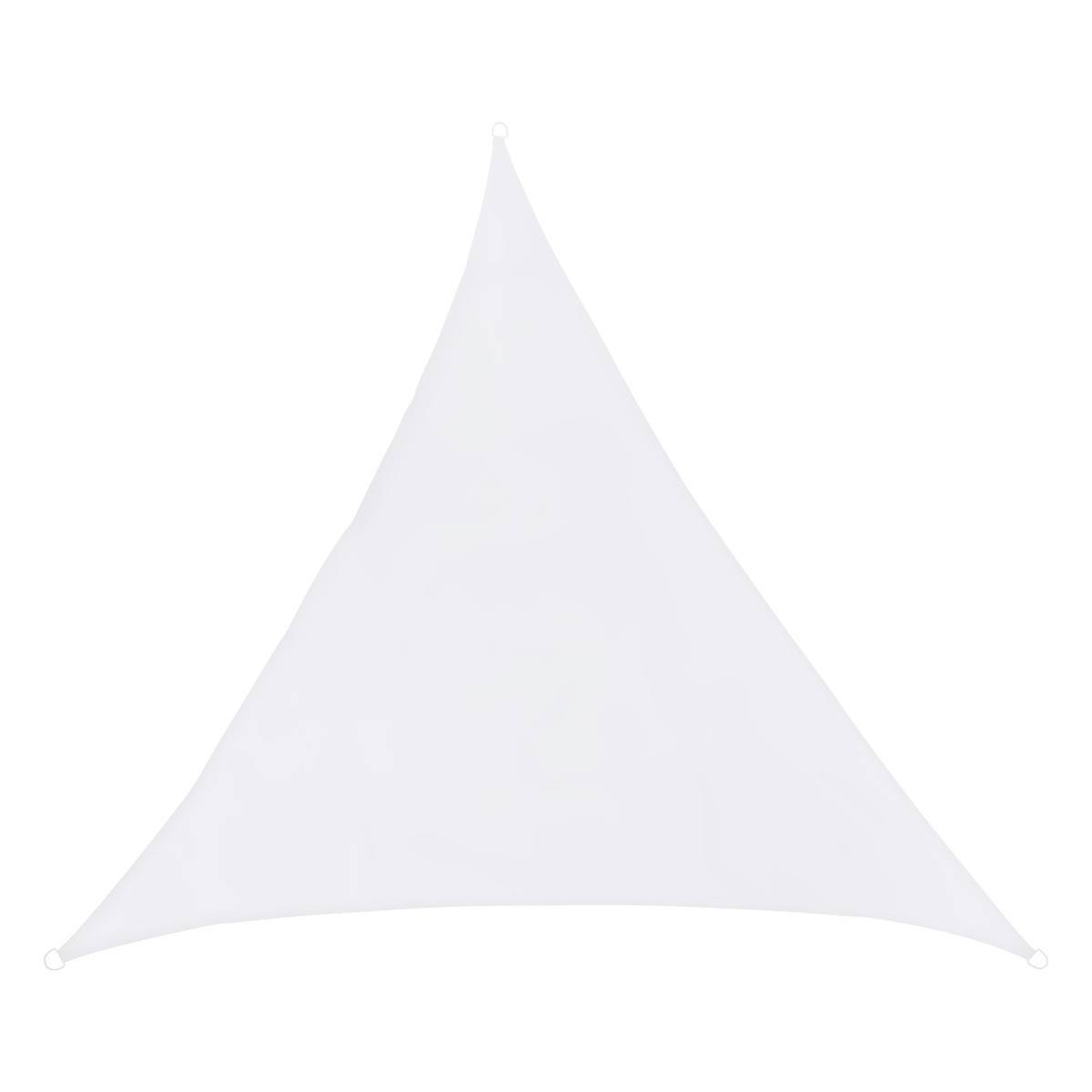 Hesperide - Voile d'ombrage triangulaire "Curacao" blanc 2x2x2m en polyester Hespéride - Imagen 1
