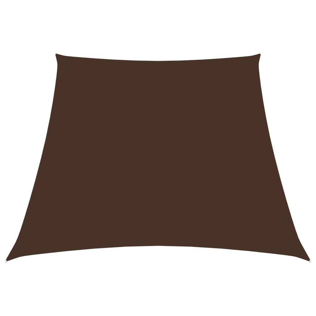 Helloshop26 - Voile toile d'ombrage parasol tissu oxford trapèze 2/4 x 3 m marron - Imagen 1