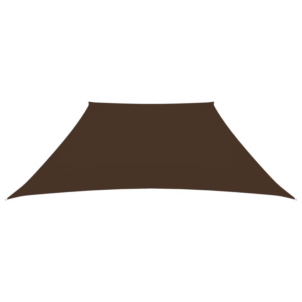 Helloshop26 - Voile toile d'ombrage parasol tissu oxford trapèze 2/4 x 3 m marron - Imagen 2