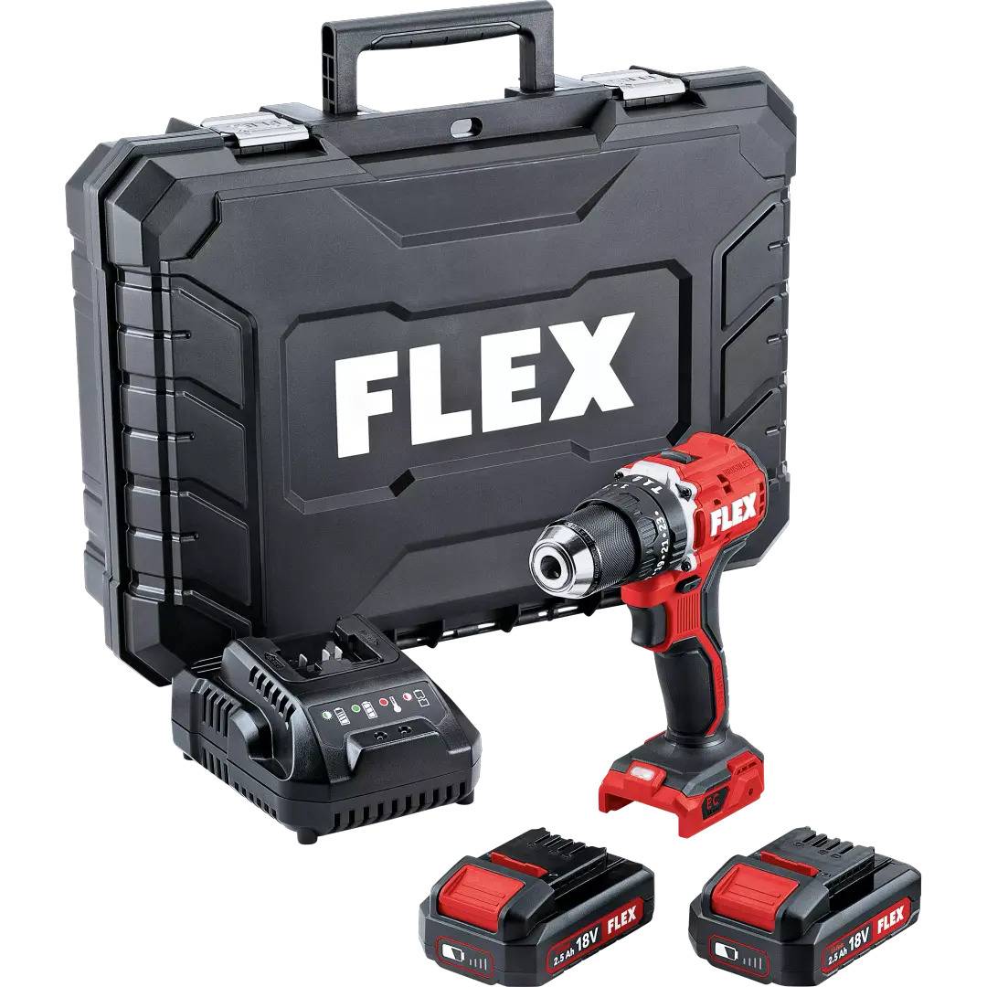 Visseuse à percussion sans fil - 18V - Coffret + 2 batteries + chargeur - FLEX - 519057 - Imagen 1