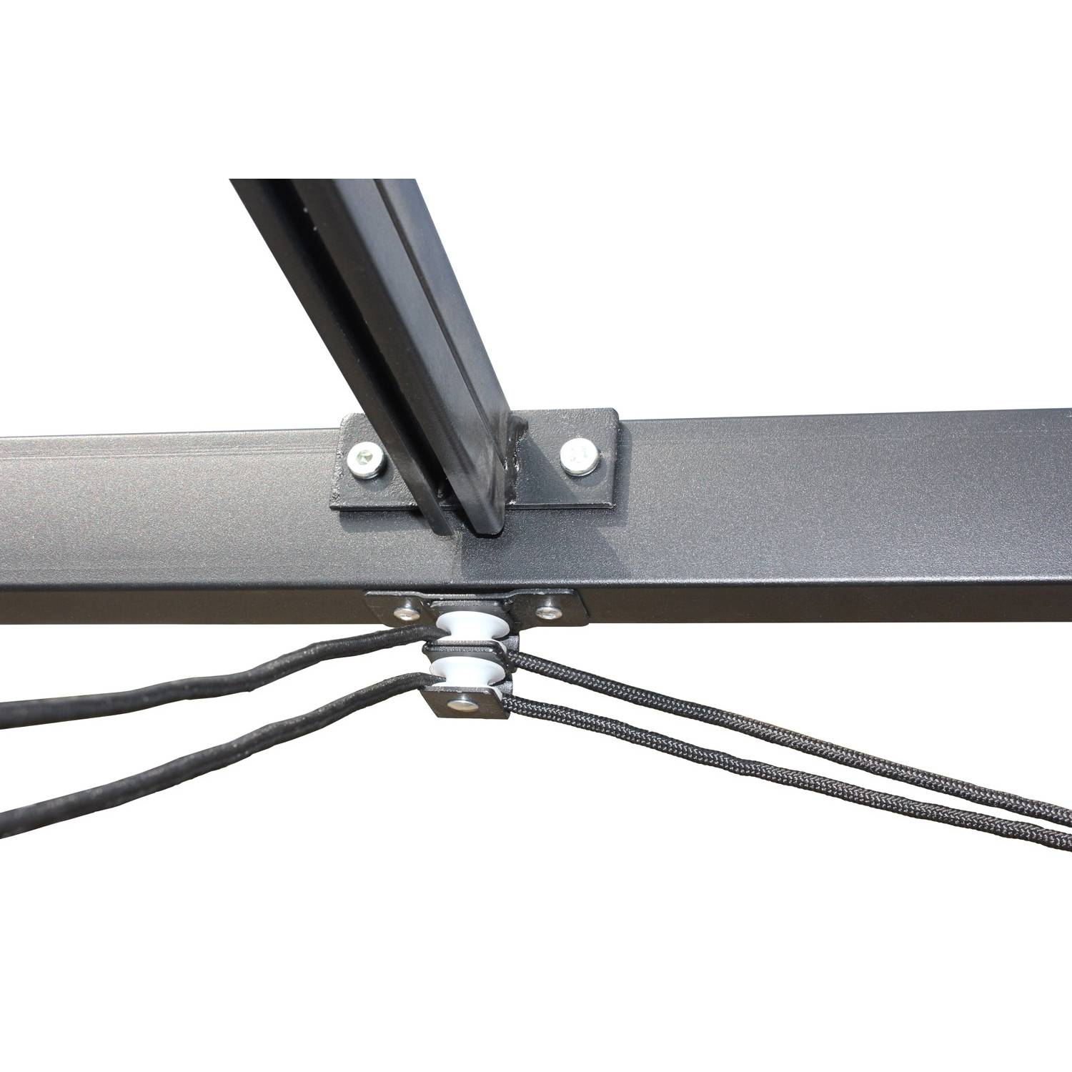 Pergola autoportante 3 x 3 m en acier avec toile taupe TUSA - Image 7