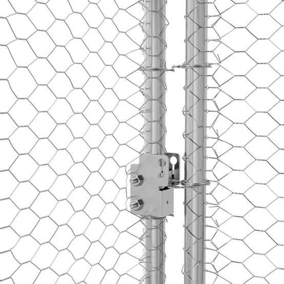 Enclos à Poules 6x2m en Acier Galvanisé avec Bâche de Toit Étanche – ComfortXL Outdoor Living - Image 6