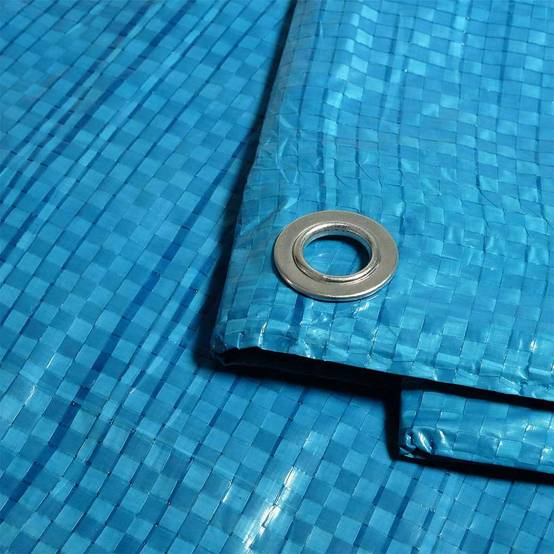 Bâche Peinture 8x12 m EC80PE Bleue - Economique - Bâche de protection Peinture pour sol et meuble TECPLAST - Image 4