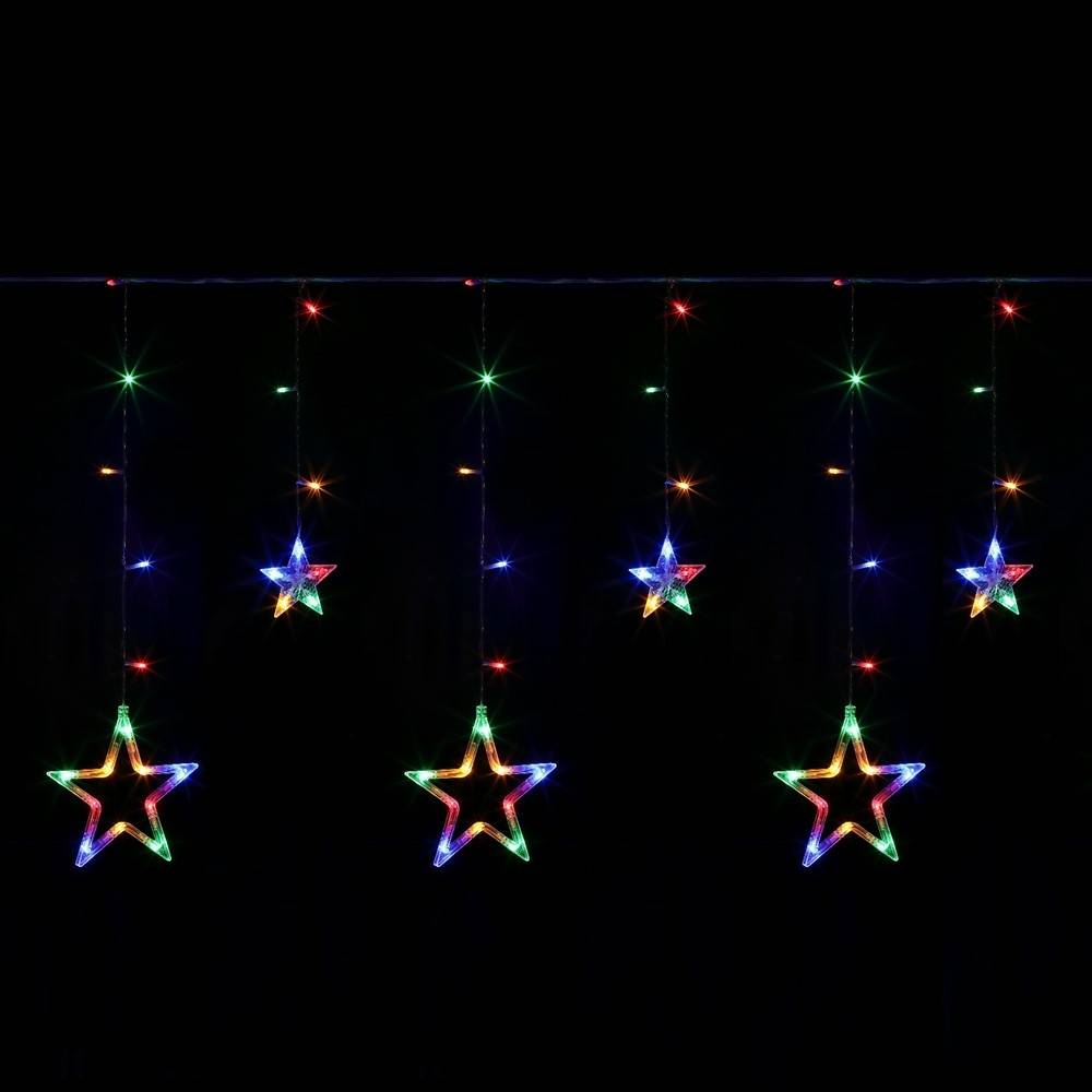 Rideaux lumineux étoilé avec LED à piles - Imagen 2