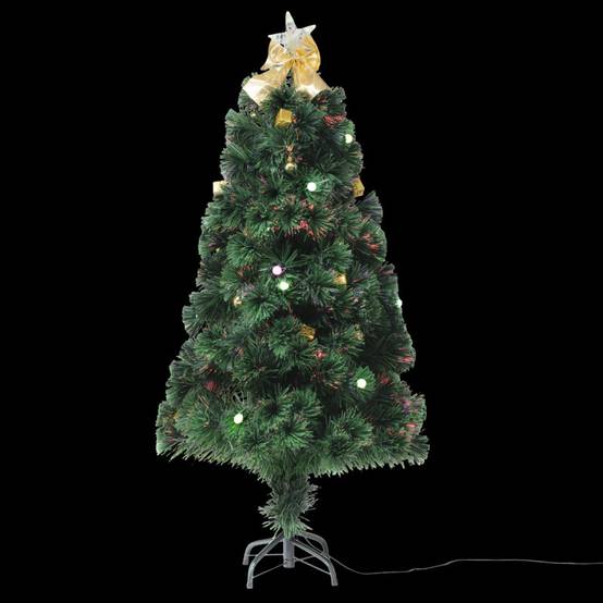 Sapin de Noël 120 cm lumineux Cracovie - Image 1
