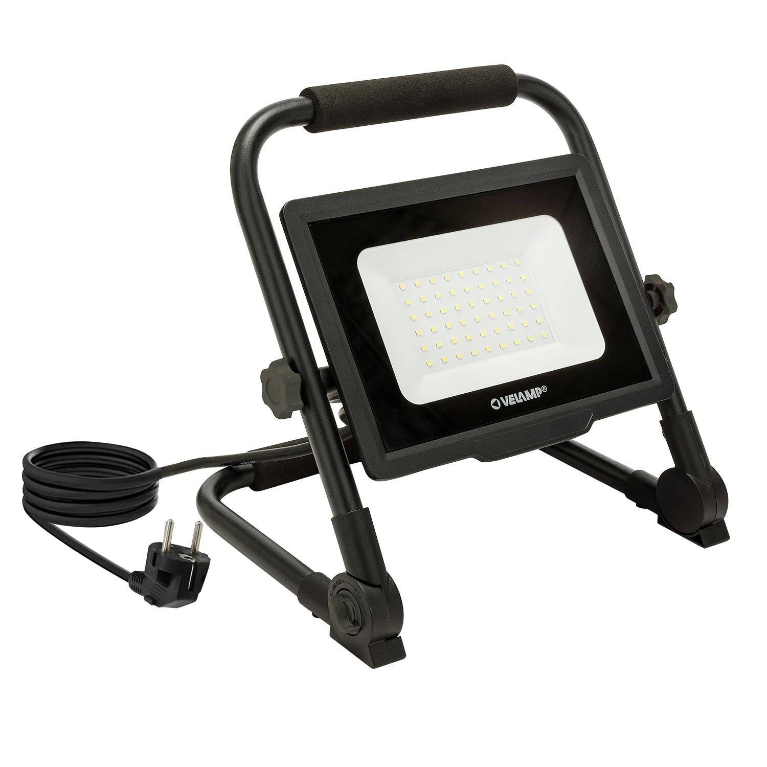 Velamp - WAINGRO 100W : Projecteur de travail LED SMD 100W avec support de terre et câble 3m - VELAMP - IS767 VELAMP