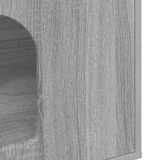 Vidaxl - Maison pour chat Gris Sonoma 51 x 30 x 52 cm Bois d'ingénierie vidaXL 8000668 - Image 9
