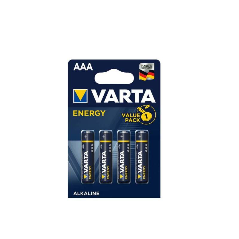 4 Piles LR03 AAA VARTA Energy Value Pack - Imagen 1