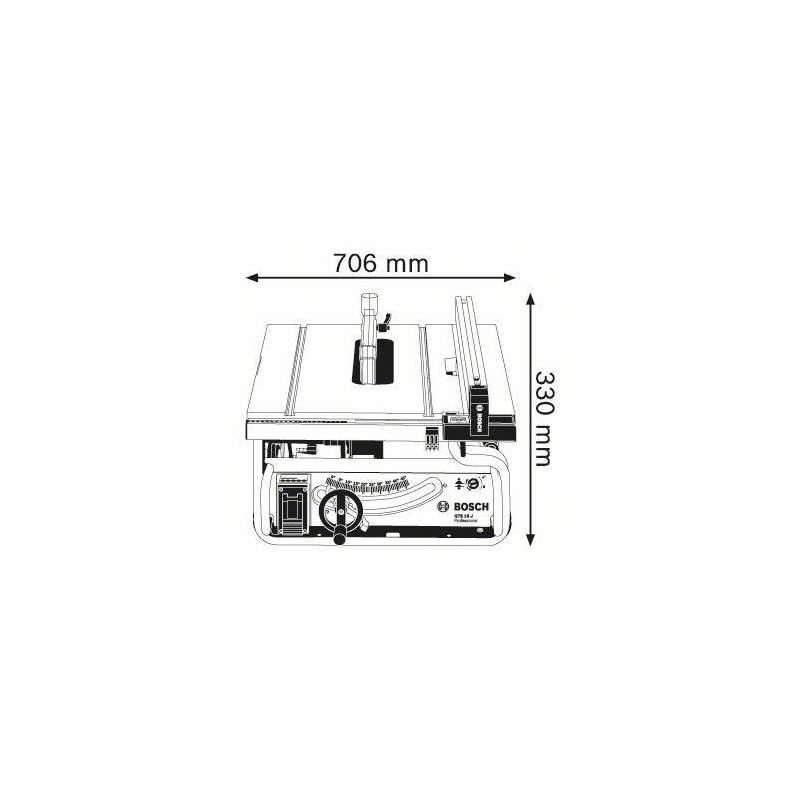 Bosch - Scie sur Table BOSCH 0601B30500 - GTS 10 J Professional - 1800 W Bosch - Image 2