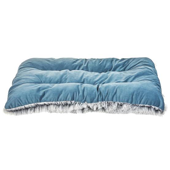 Beliani - Lit pour animal Velours Bleu ERGANI - 90x60x10- Beliani - Image 4