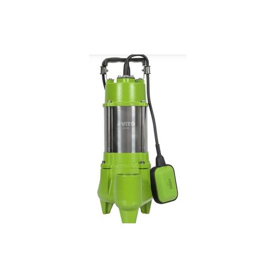 Pompe de relevage Eaux usées 1100W Regards Egouts Caves Inondées Cuve Acier Inoxydable VITO - Image 1